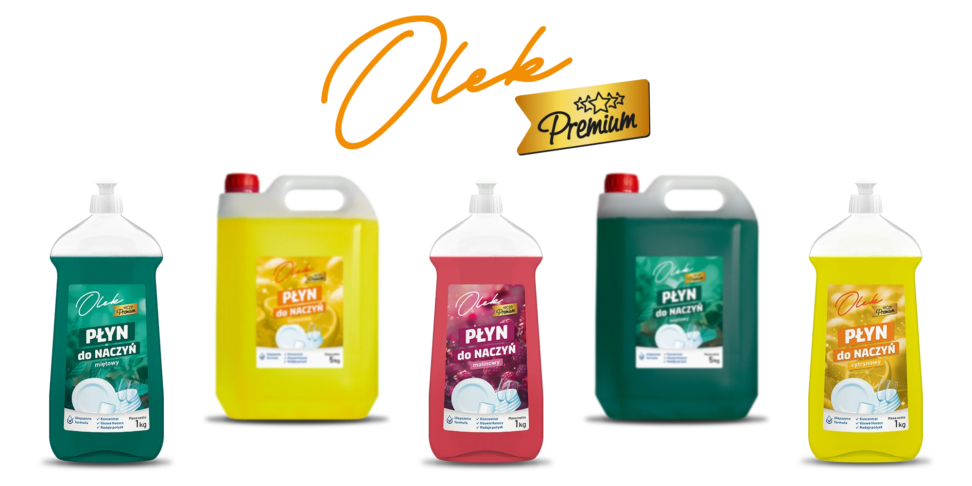 Olek Premium - płyn do mycia naczyń